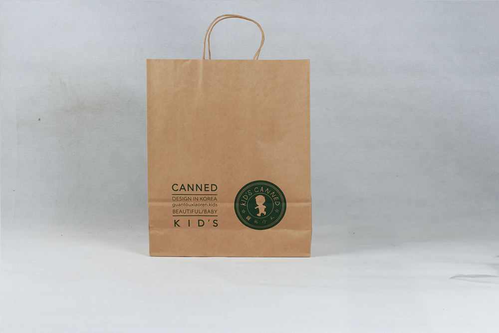 CANNED簡(jiǎn)約服裝牛皮紙袋定制